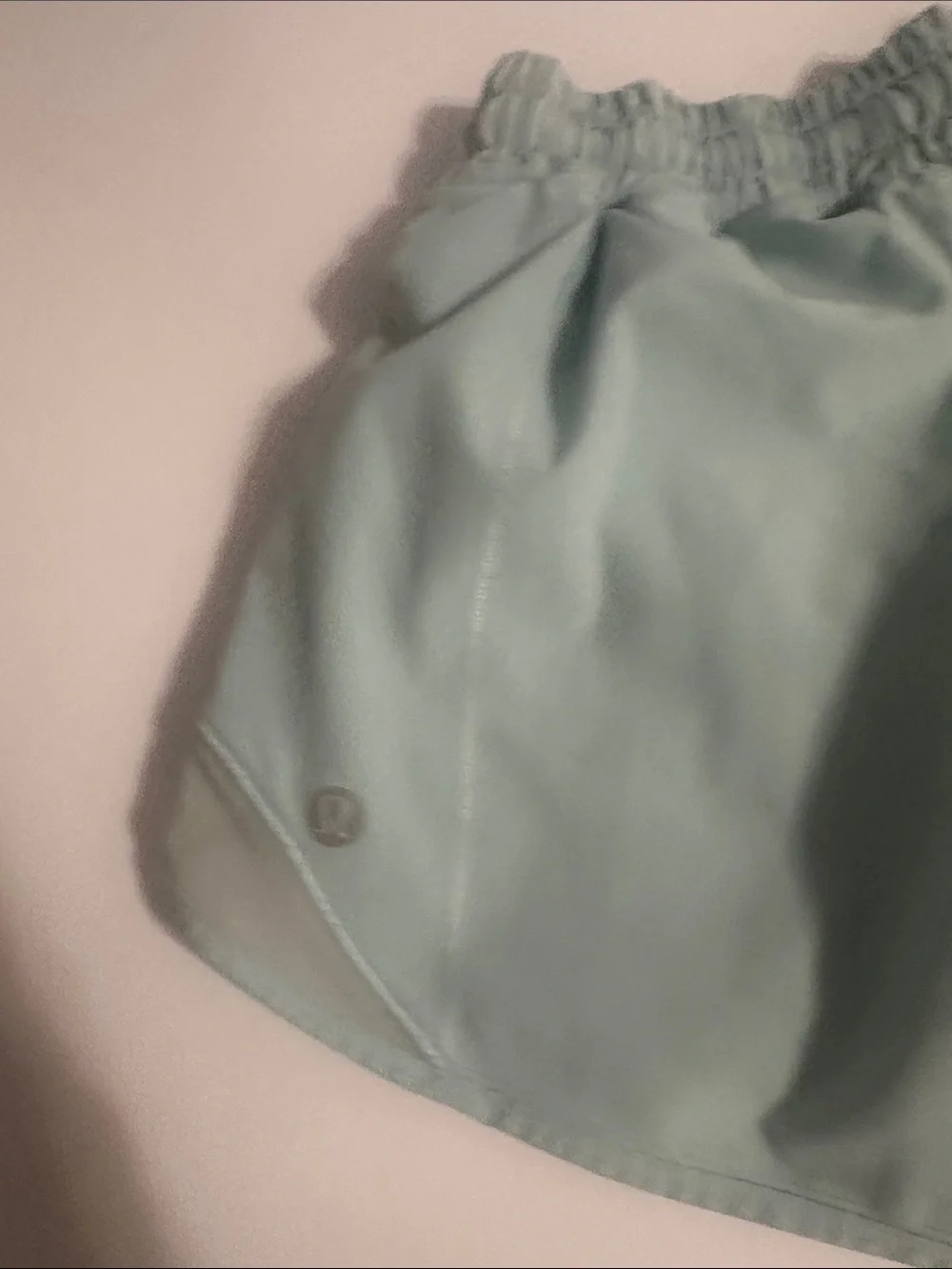 lululemon athletica Light Mint Athletic Shorts with Elastic Waist size 2
